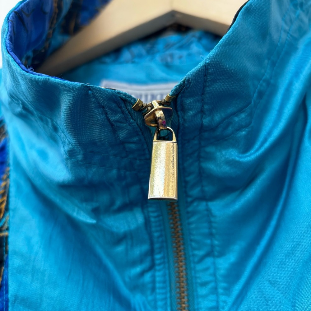 Vintage 90s Windbreaker Jacket Basic Editions Ret… - image 4